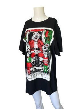 NEW Hot Topic Terrifiers Black Graphic T-shirt Short Sleeve Adult Size Large